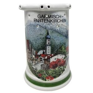 Vintage Kleiber Garmisch Partenkirchen Porcelain Puzzle Beer Stein Germany